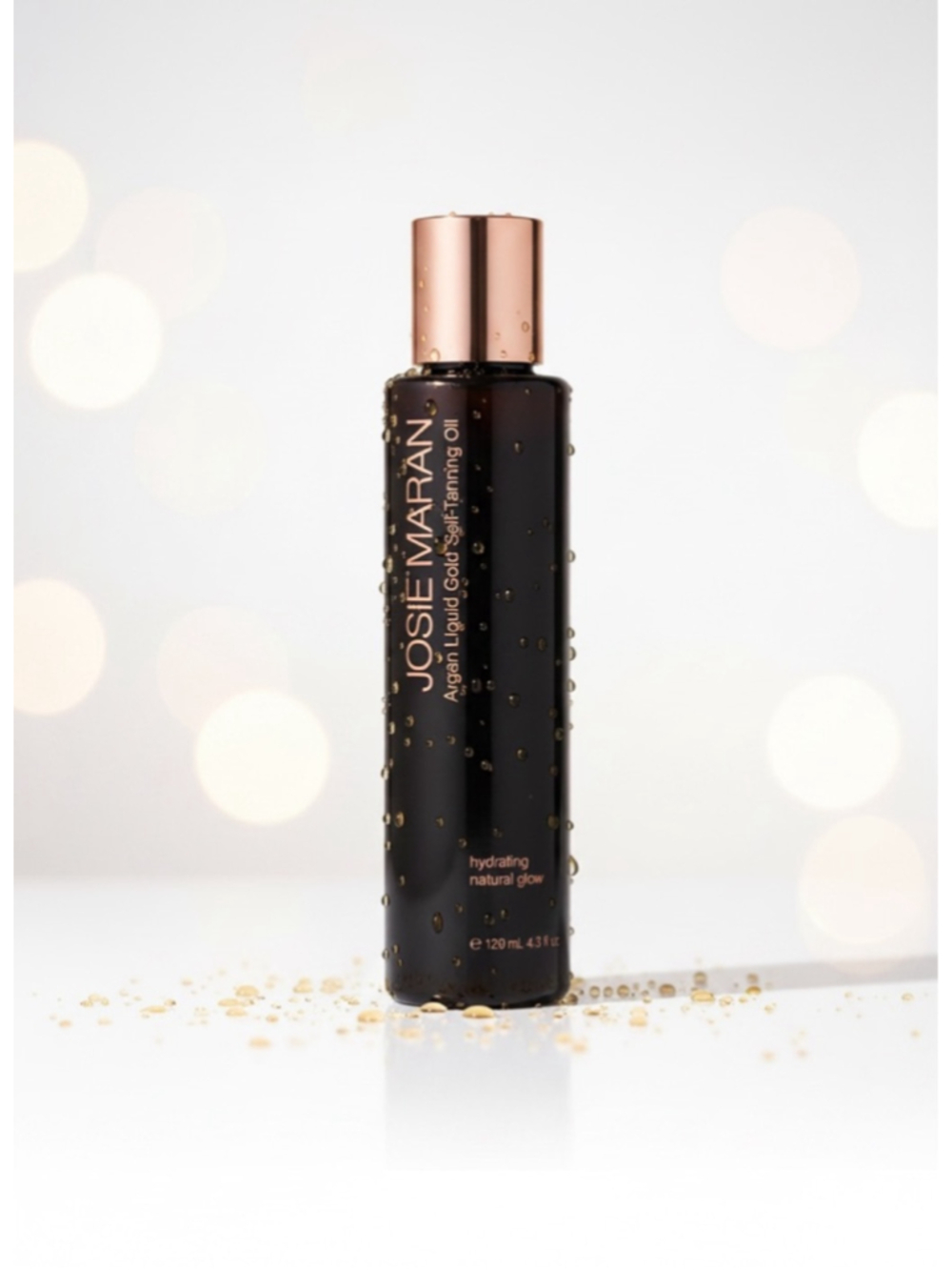 Josie Maran Argan Liquid Gold Self Tanning Oil Strawberry Daiquiri 260 mL New
